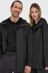 Rains rövid kabát 12010 Jacket - fekete XS