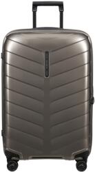 Samsonite ATTRIX négykerekű közepes homokszínű bőrönd 69cm 146118-1304 - taskaweb