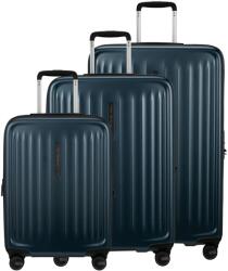 Samsonite FYRM négykerekű bővíthető 3 részes bőröndszett-Acélkék 155032-1827 - taskaweb