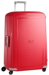 SAMSONITE S'CURE négykerekű karmazsinpiros-szürke csatos óriás bőrönd 81cm 59244-1235