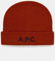 APC A. P. C. gyapjú sapka bonnet harry - barna S