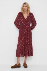 Pepe Jeans ruha - burgundia XS