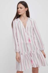 Pepe Jeans vászon ruha - többszínű XS - answear - 22 990 Ft