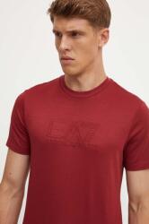 EA7 Emporio Armani t-shirt - burgundia XXL