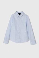 Emporio Armani gyerek ing pamutból - kék 130