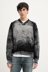 Diesel pamut pulóver K-VELI KNITWEAR - szürke M