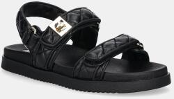 Steve Madden női bőr szandál - fekete Női 36