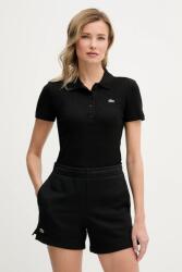 Lacoste pamut póló - fekete 36