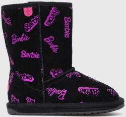Emu Australia gyerek hócipő velúrból Barbie? Wallaby Print Lo - fekete 27