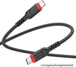  Fekete Hoco X59 USB-C - USB-C kábel (3A, 60W, 3 m) (6942007623087)