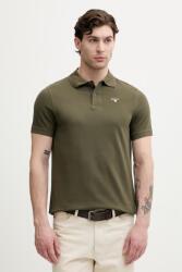 Barbour férfi pamut póló - zöld M - answear - 27 990 Ft