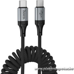  Fekete Hoco X121 USB-C - USB-C kábel (PD, 3A, 1, 5 m) (6942007663779)