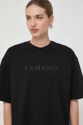 La Mania pamut póló - fekete 34
