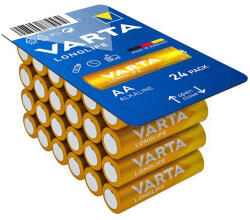 VARTA Elem, AA ceruza, 24 db, VARTA "Longlife (4106301124) - mystock