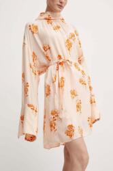 DAY Birger et Mikkelsen ruha Jay - Falling Flowers - narancssárga 36