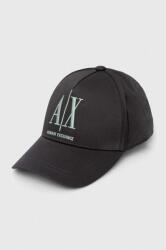 Armani Exchange pamut baseball sapka - zöld Univerzális méret - answear - 15 690 Ft