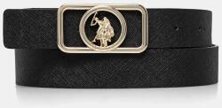 U. S. Polo Assn U. S. Polo Assn. női műbőr öv - fekete 100