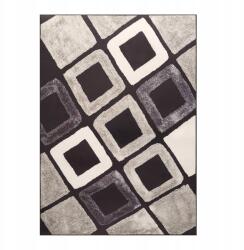 Dywany Chemex Szőnyeg 200X300 Barna-fekete Nappali Hálószoba Szoba Csúszásgátló Bcf (Dywan CRYSTAL Drukowany Antypoślizgowy)