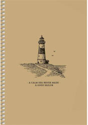 Shkolyaryk Publishing House Spirálfüzet, A5, sima, 96 lap, SHKOLYARYK "Sailor", vegyes (SB966149) - tintasziget