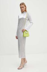 Never Fully Dressed ruha Silver Plisse Sophia - ezüst XS