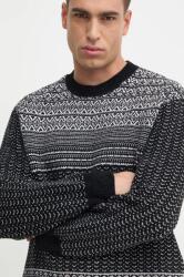 Giorgio Armani gyapjúkeverék pulóver - fekete XL