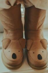 Donsje gyerek télicipő bőrből Wadudu Classic Boots Koala - bézs 22