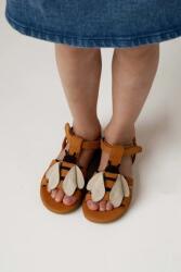 Donsje gyerekszandál bőrből Iles Sky Sandals Bee - barna 27