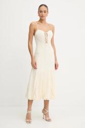 Bardot ruha - bézs XS - answear - 57 990 Ft
