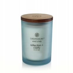 Yankee Candle Reflektáló És Tisztaság (sea Salt Sage) Chesapeake Bay szójaviasz gyertya, kicsi, 1 db (10.PT319.007E)