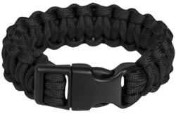 Mil-Tec Paracord karkötő csattal 22 mm - Black - S (2255757)