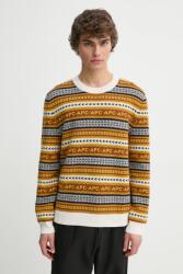APC A. P. C. gyapjú pulóver pull malcom - barna XL