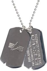 Alpha Industries Dog Tag Necklace dögcédula - Silver (2862316)