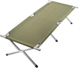 Mil-Tec US Style acél összecsukható kempingágy Olive - 190 x 65 cm (2846310)