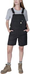 Carhartt Rugged Flex Canvas Shortall női rövidnadrág - Black - L (2720606)