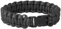 Helikon-Tex Paracord Survival Bracelet karkötő csattal - Black (30250)