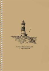 Shkolyaryk Publishing House Spirálfüzet, A5, sima, 96 lap, SHKOLYARYK "Sailor", vegyes (SB966149) - iroda24