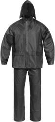 Mil-Tec esővédő ruházat kabát+nadrág - Black - S (67348)