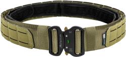 JB Tacticals MOLLE Laser Cut taktikai öv belső övvel - Green (1021325)
