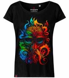 Voyovnik Colorblast Octopus T-shirt női póló - Black - L (2786061)