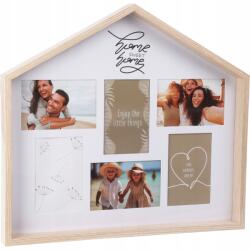 Koopman Mdf Képkeret Ház Formában 70X40X43 CM, Akár 6 Képhez (7277501)
