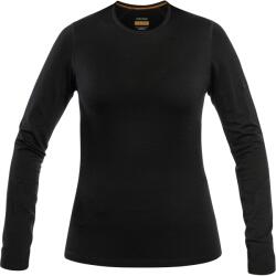 icebreaker MERINO 200 Oasis Long Sleeve Crew női hosszú ujjú thermokatív póló - Black - S (2848034)
