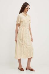Pepe Jeans ruha EVELINDA - bézs XL