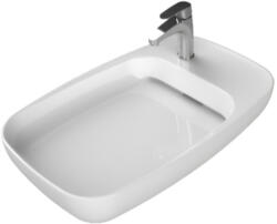 CeraStyle NEW NOVA - PULTRA ültethető - Top Counter - mosdó rejtett leeresztővel - 70 x 42 cm (OC061T01U003)