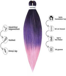 Hair Power Afro szintetikus 100% kanekalon haj, 60 cm, 80 g, ombre 2