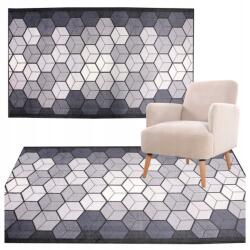 Allvo Nappali Szőnyeg téglalap 200 x 100 Dekoratív Modern Mintás XL 100x200 (Cubik D6861)