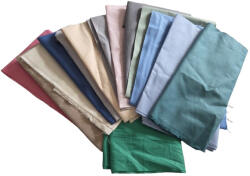 Maradék pamutvászon textil csomag-2kg-egyszínű darabok