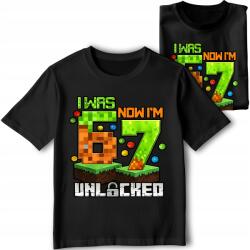 StukanDesign Póló Fekete Six Seven 67 Steal A Brainrot [xs]
