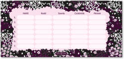 Ars Una órarend, 23x11cm, kétoldalas, Sakura (ARS-50495313)