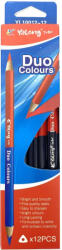 Yalong Stationery 04- Ceruza YaLong piros-kék - 10012-12
