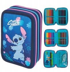 COOLPACK Háromrekeszes tolltartó 46el Stitch Coolpack tartozékokkal (F067780)